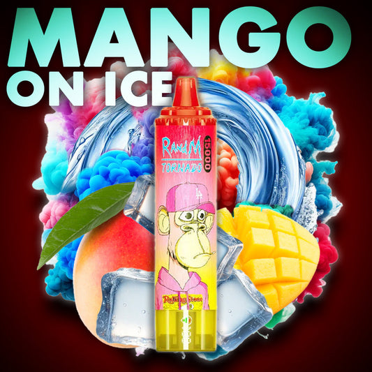 RandM Tornado 15000 - Mango on Ice
