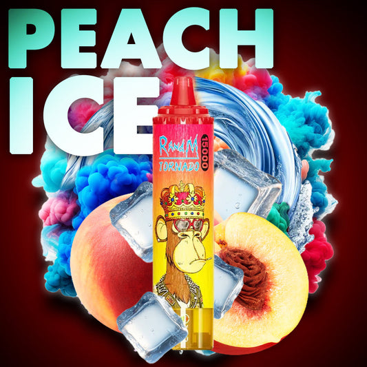 RandM Tornado 15000 - Peach Ice