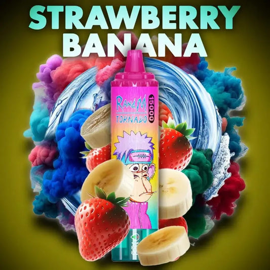 RandM Tornado 15000 - Strawberry Banana